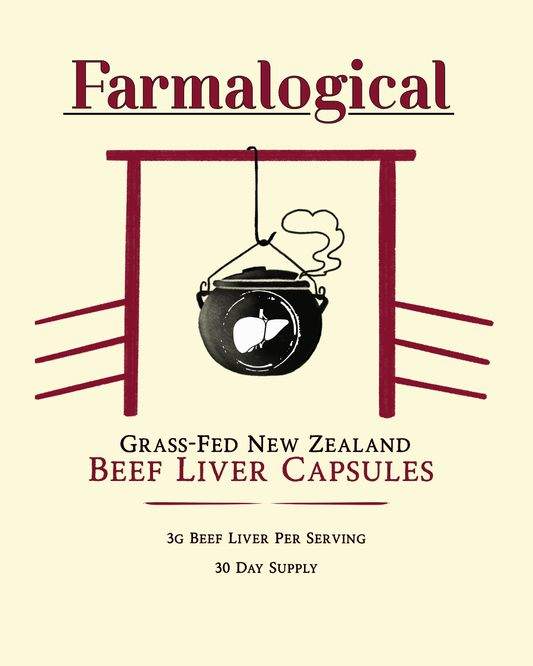 Farmalogical  Beef Liver Capsules - 180 Count