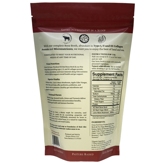 Farmalogical® Bone Broth Protein — Grass-Fed Collagen, Organs & Lion's Mane